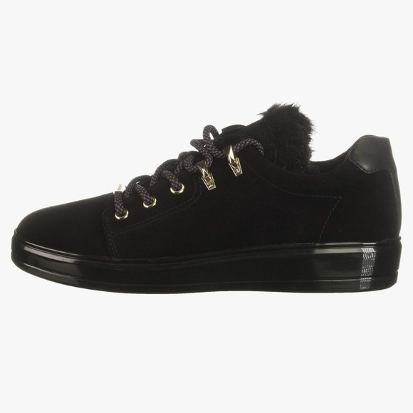 Taryn Rose Georgy Suede and Fur Sneakers - Picture 10 of 12